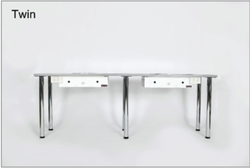 Twin Station Nail Table